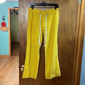 Old Navy Yellow Stars Pajama Pants sz S Like New